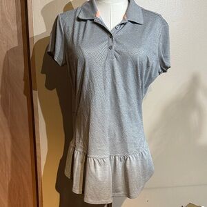 Adidas Gray Button Down Women's climachill
